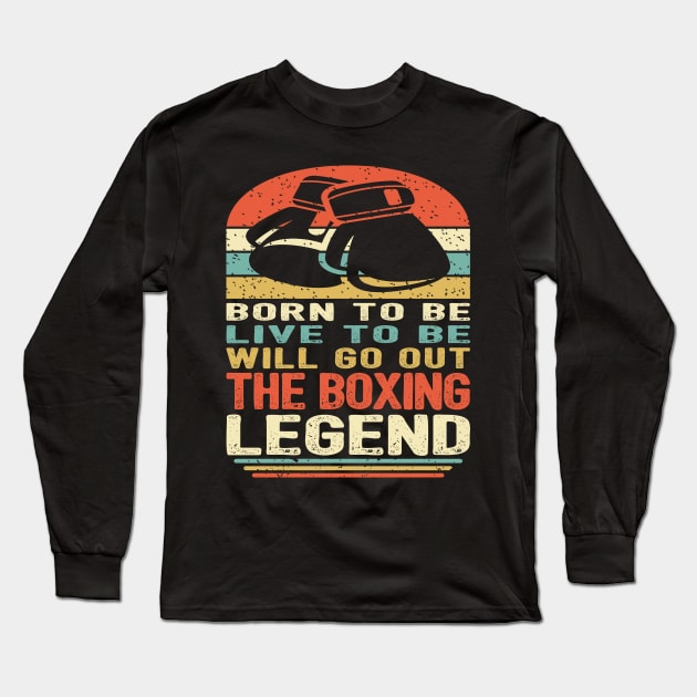 The Boxing Legend Long Sleeve T-Shirt by pa2rok